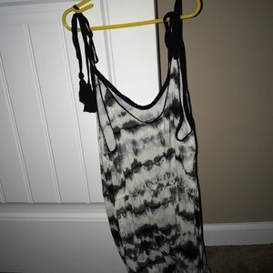 Black and White Romper